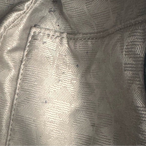 Michael Kors Navy & Black Leather Satchel With Chain Strap And Dust Bag - Picture 5 of 13